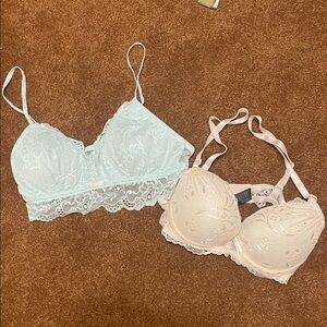 Lace Bralette/Bra Duo